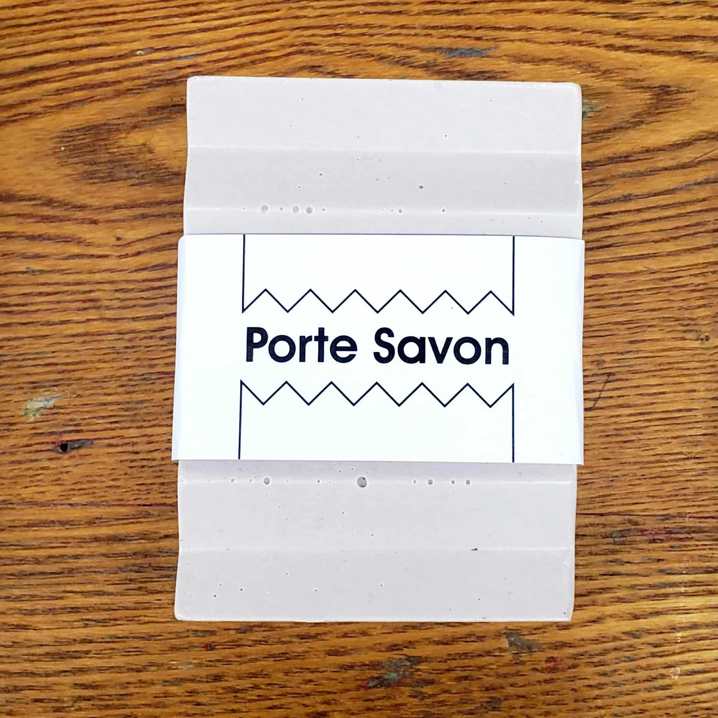 Porte-savon zigzag