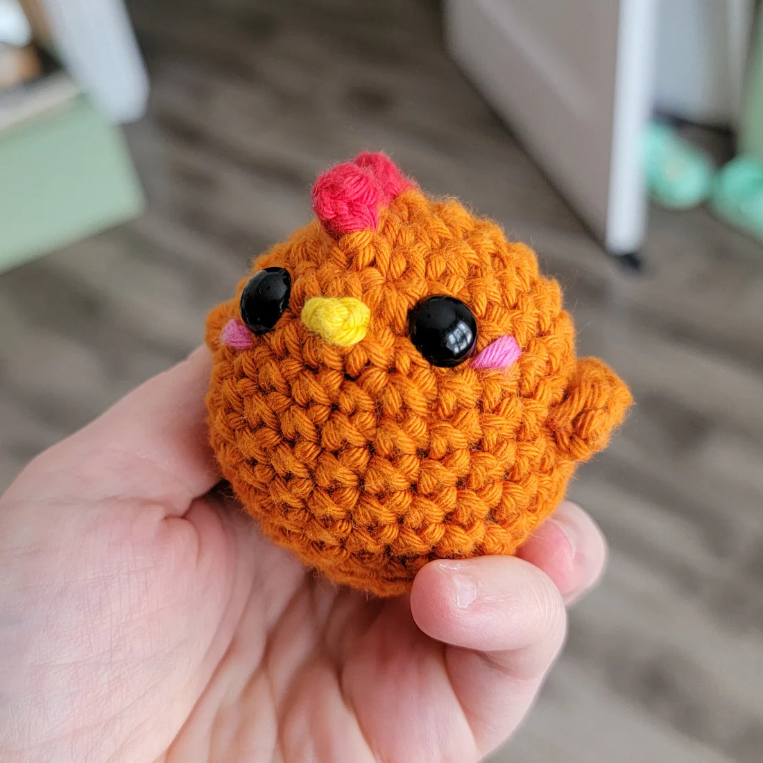 Kit de crochet pour débutants - La poule rousse