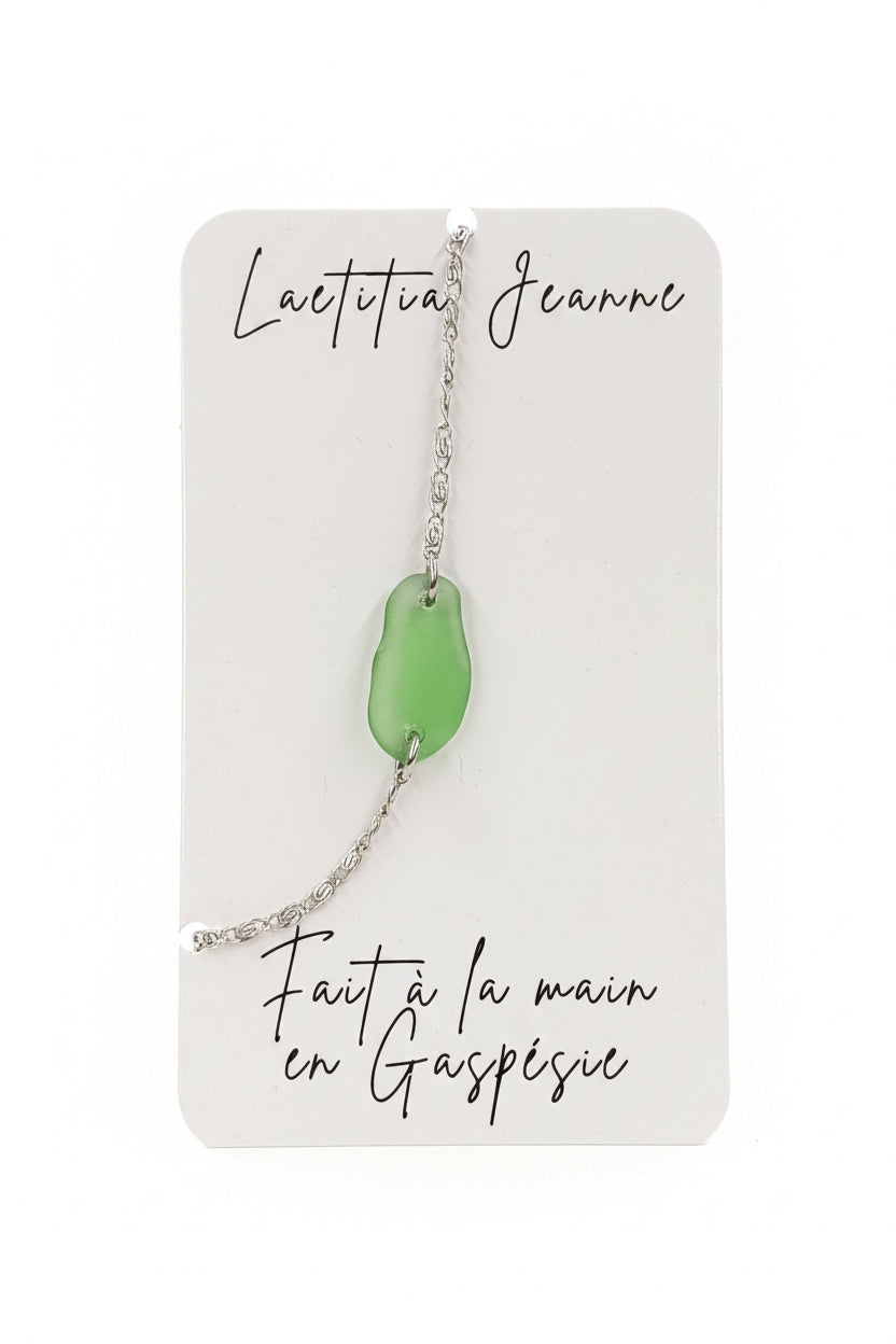 Bracelet verre de mer – Laetitia Jeanne