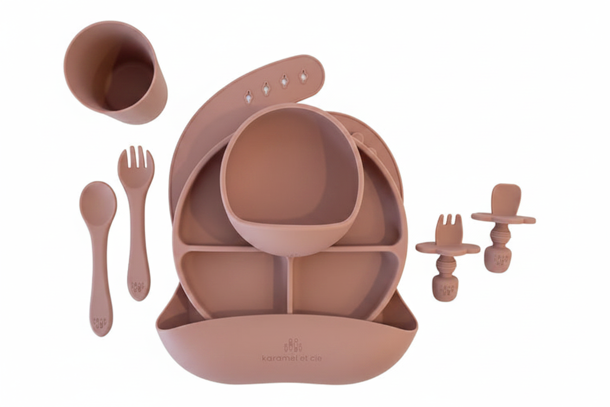 Coffret repas tout-en-un en silicone