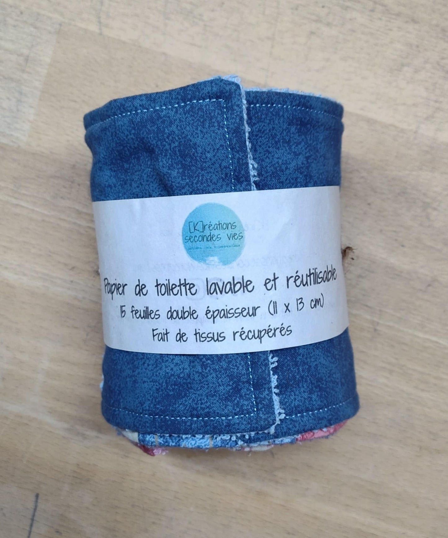 Papier de toilette lavable et réutilisable