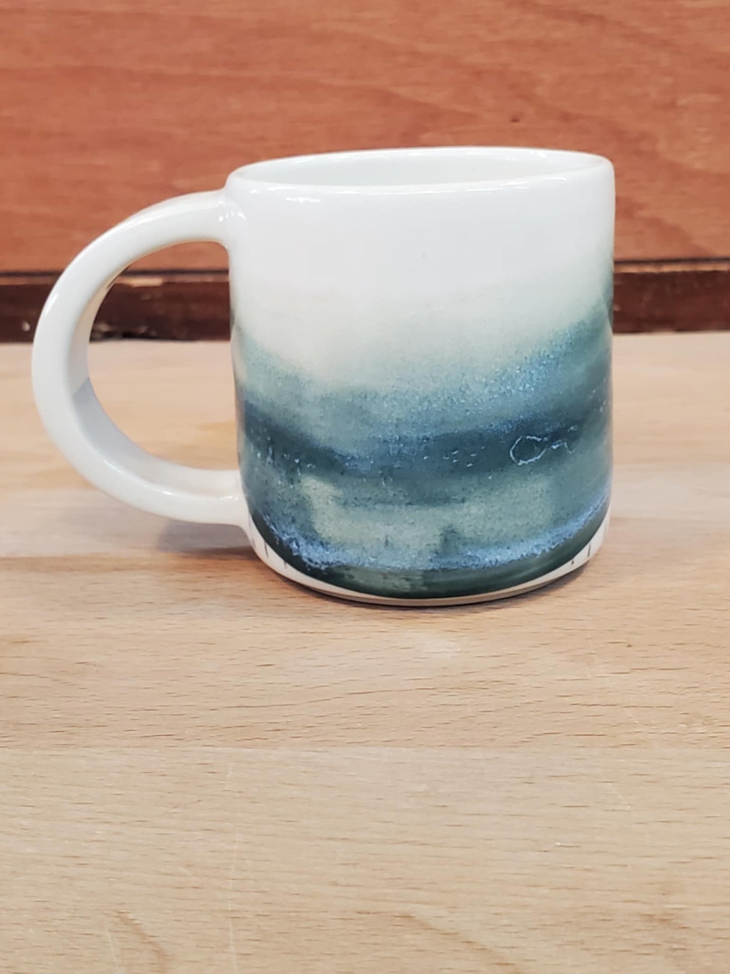 Petite tasse bleue & blanche