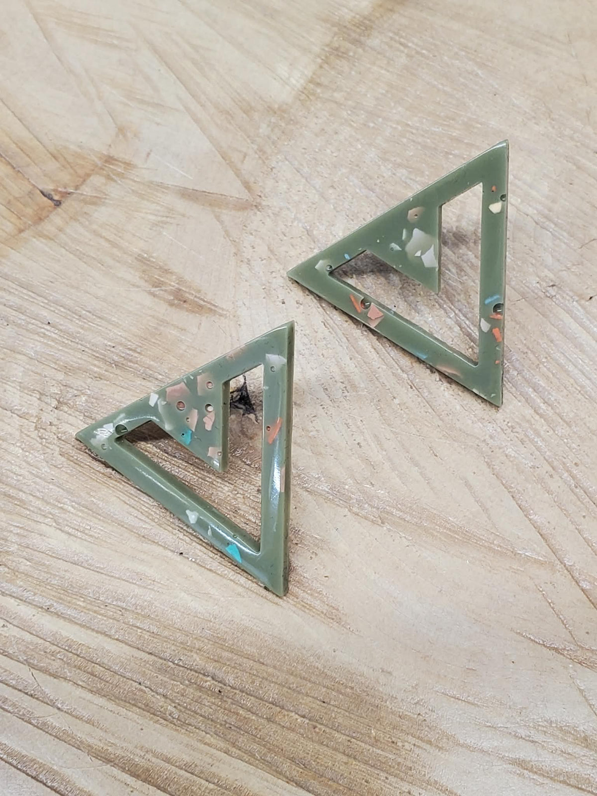 Boucles d'oreilles géométriques