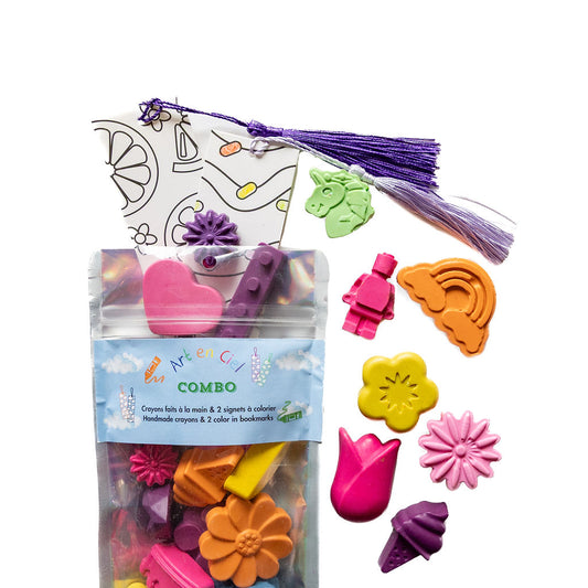 Crayons de cire - ensembles thématiques