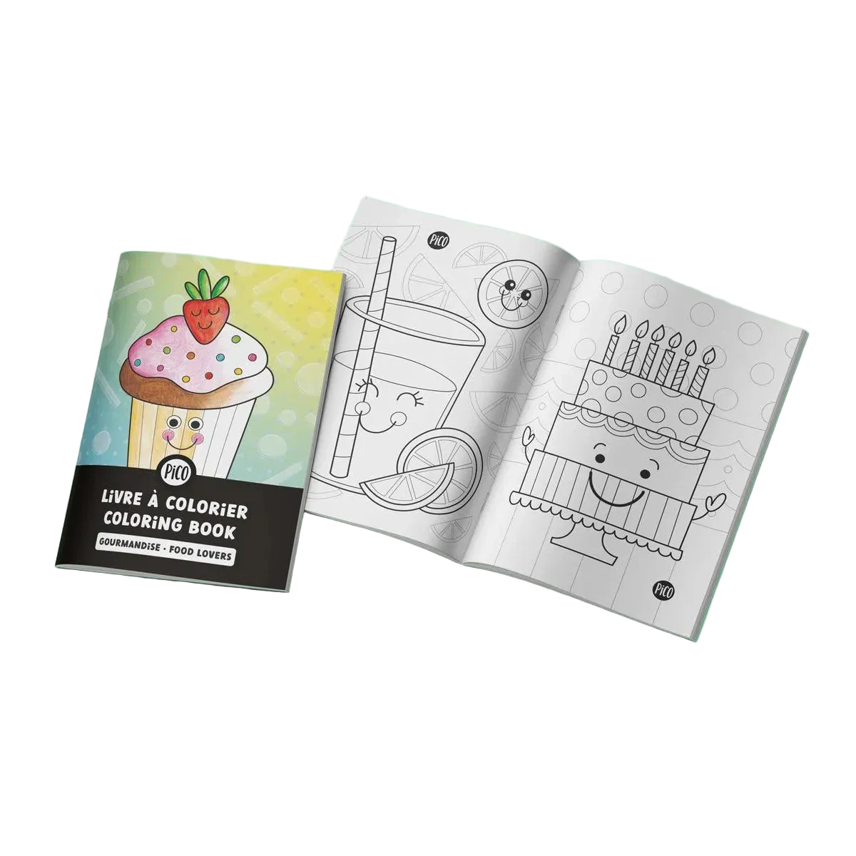 Mini livre à colorier - Gourmandise
