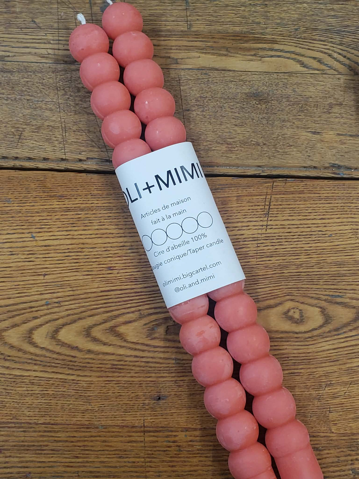 Duo de bougies boules