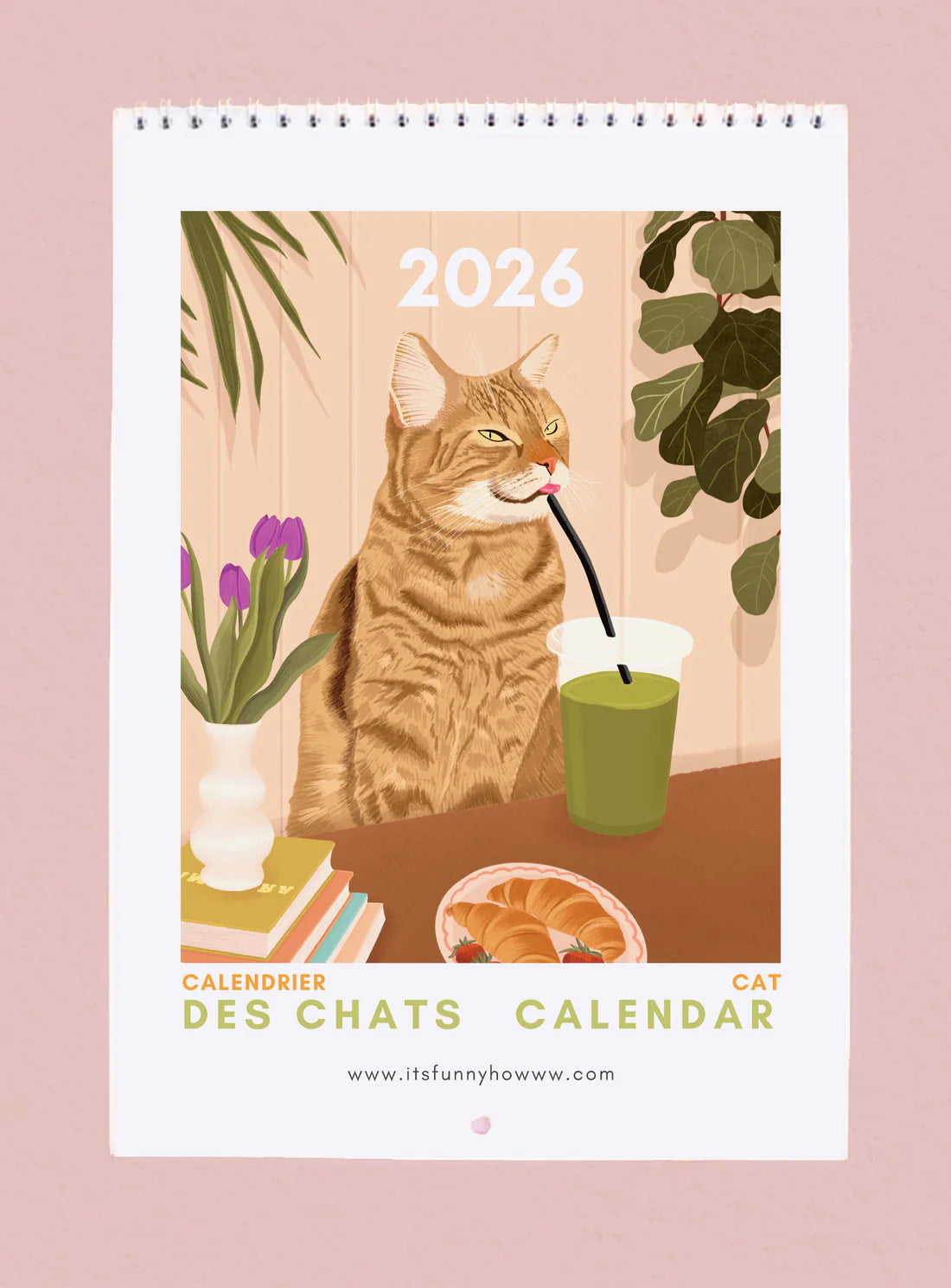 Calendrier des chats 2026