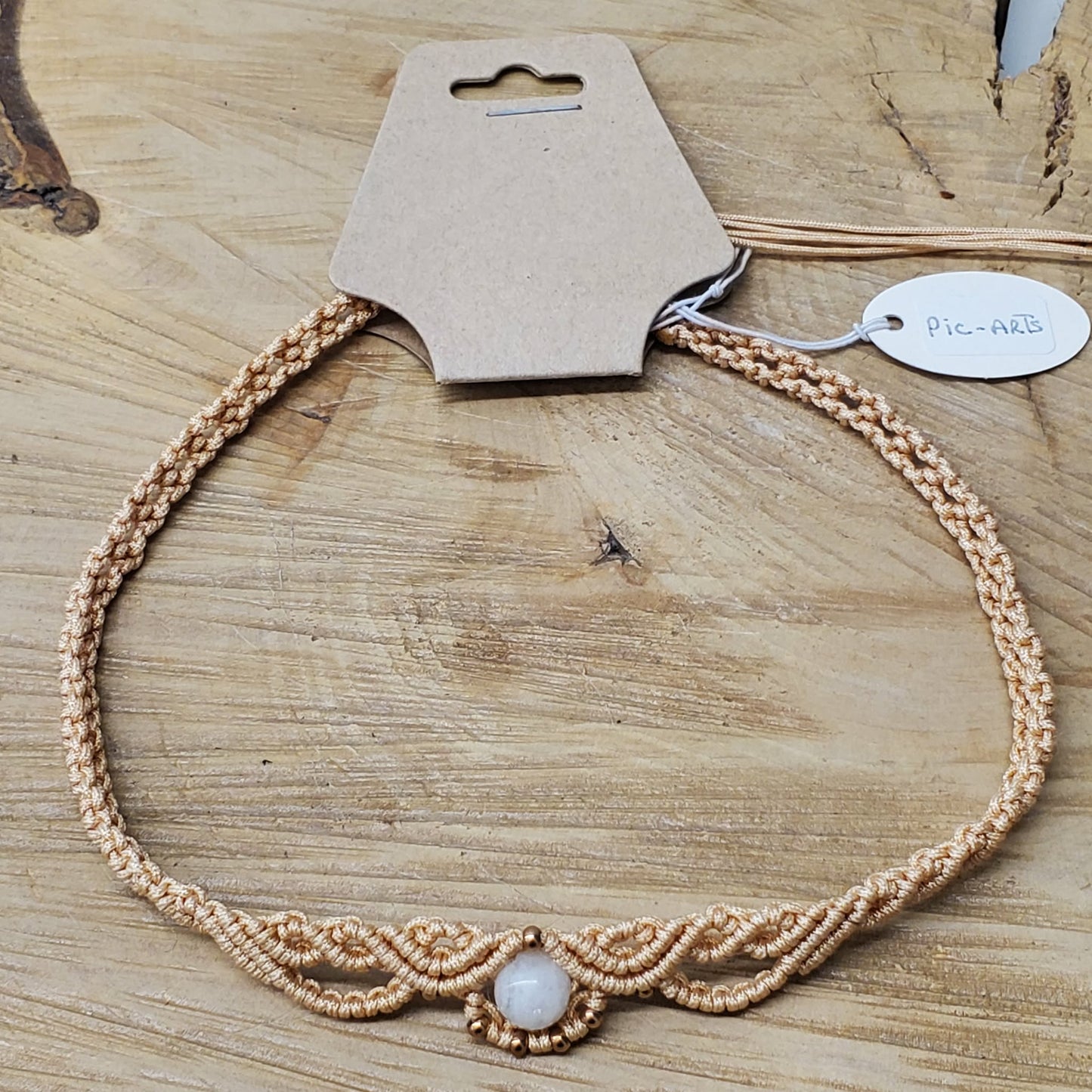 Collier en macramé - Pic-arts