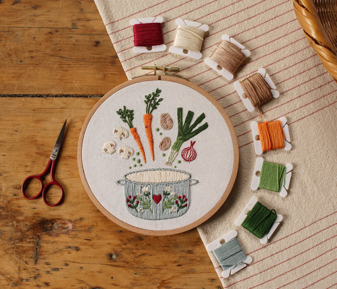 Kit de broderie - Soupe du potager