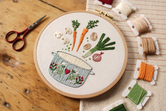 Kit de broderie - Soupe du potager