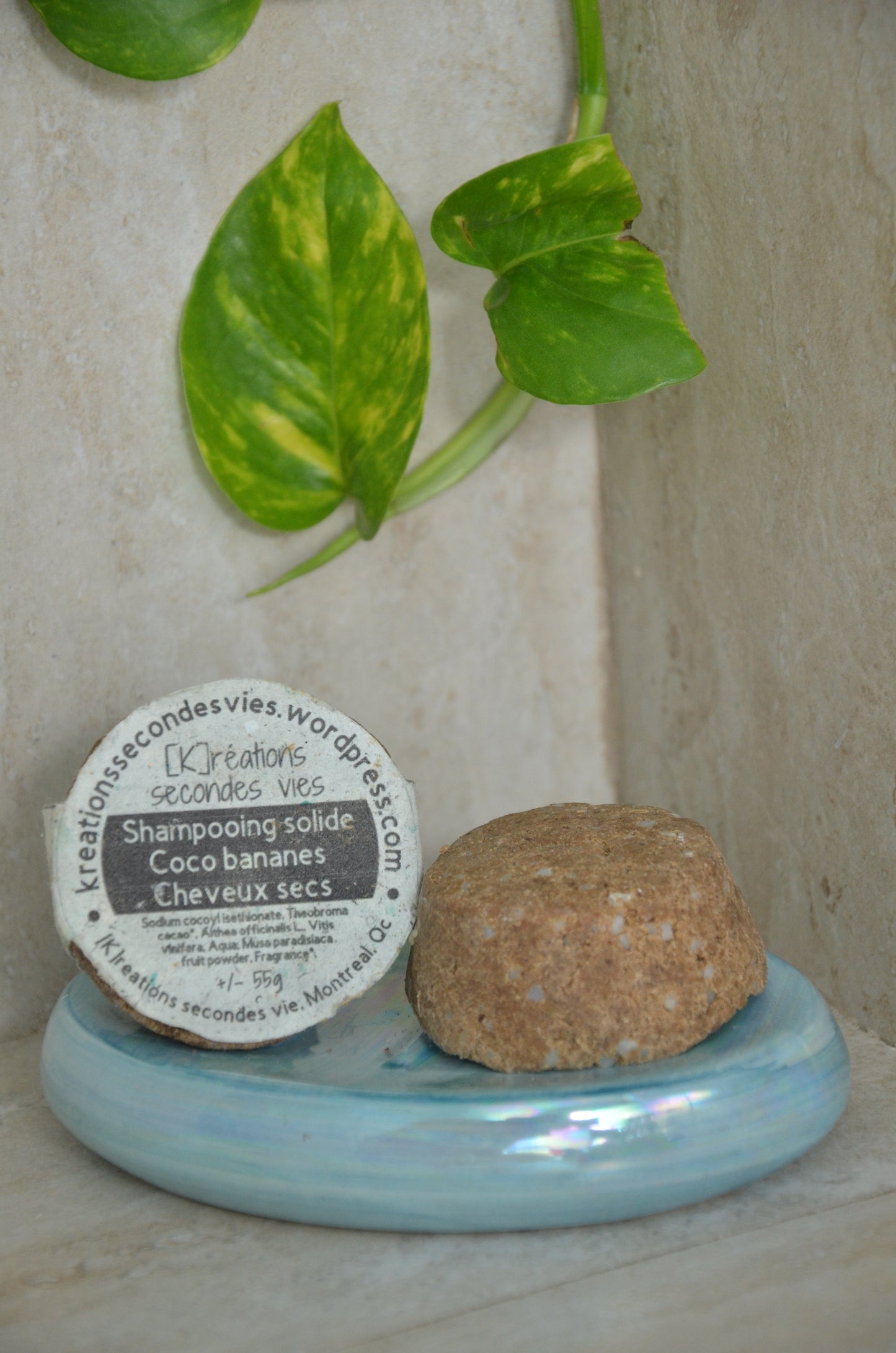 Shampooing solide - Cheveux secs - Coco bananes