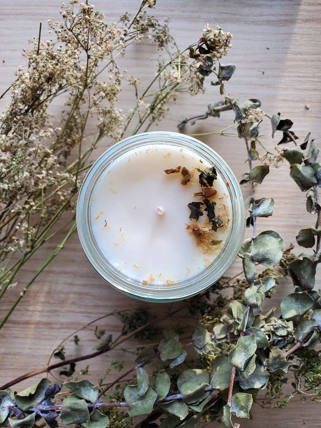 Bougie Eucalyptus, thé vert & menthe