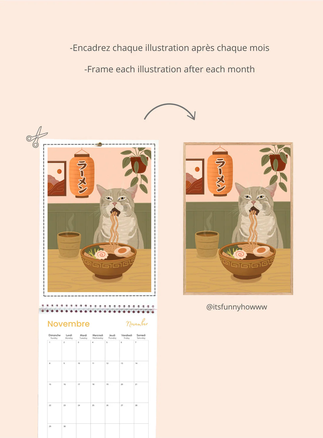 Calendrier des chats 2026