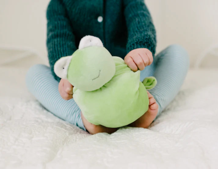 Grenouille Papoum Douillette, velours de bambou