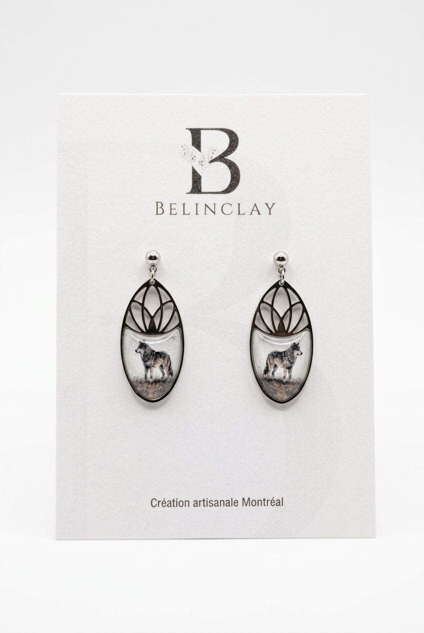 Boucles d'oreilles Flora