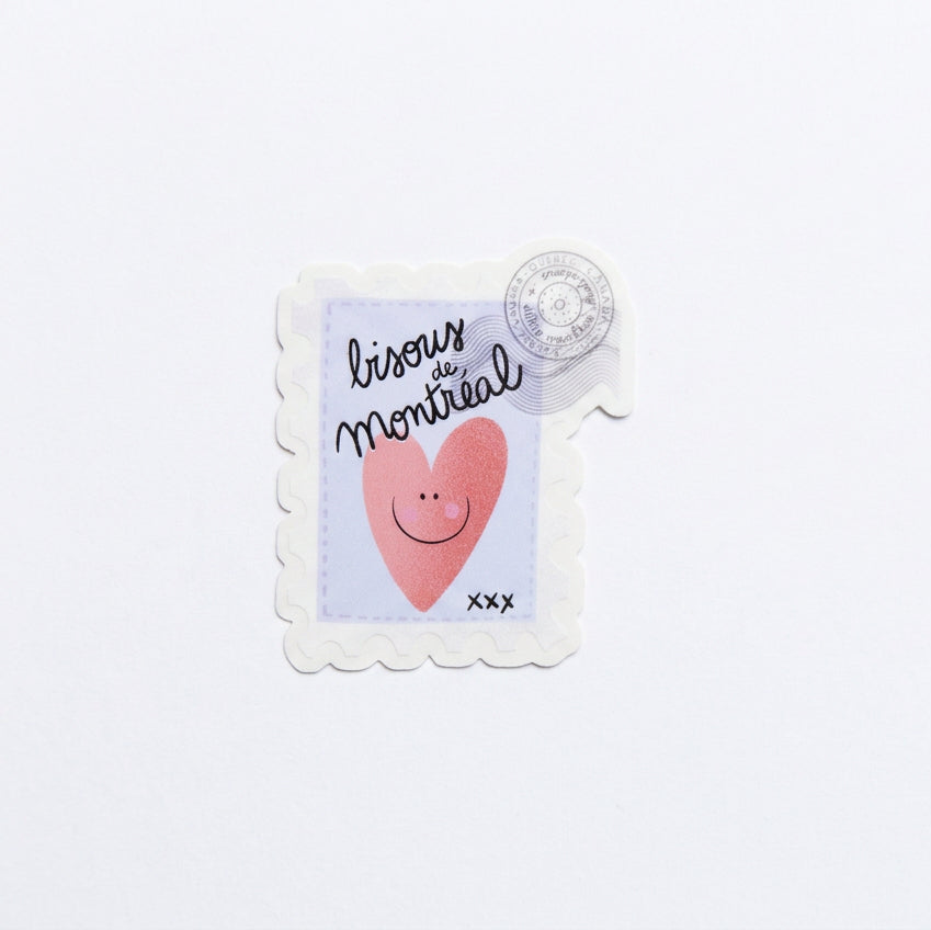 Timbre bisous de Montréal