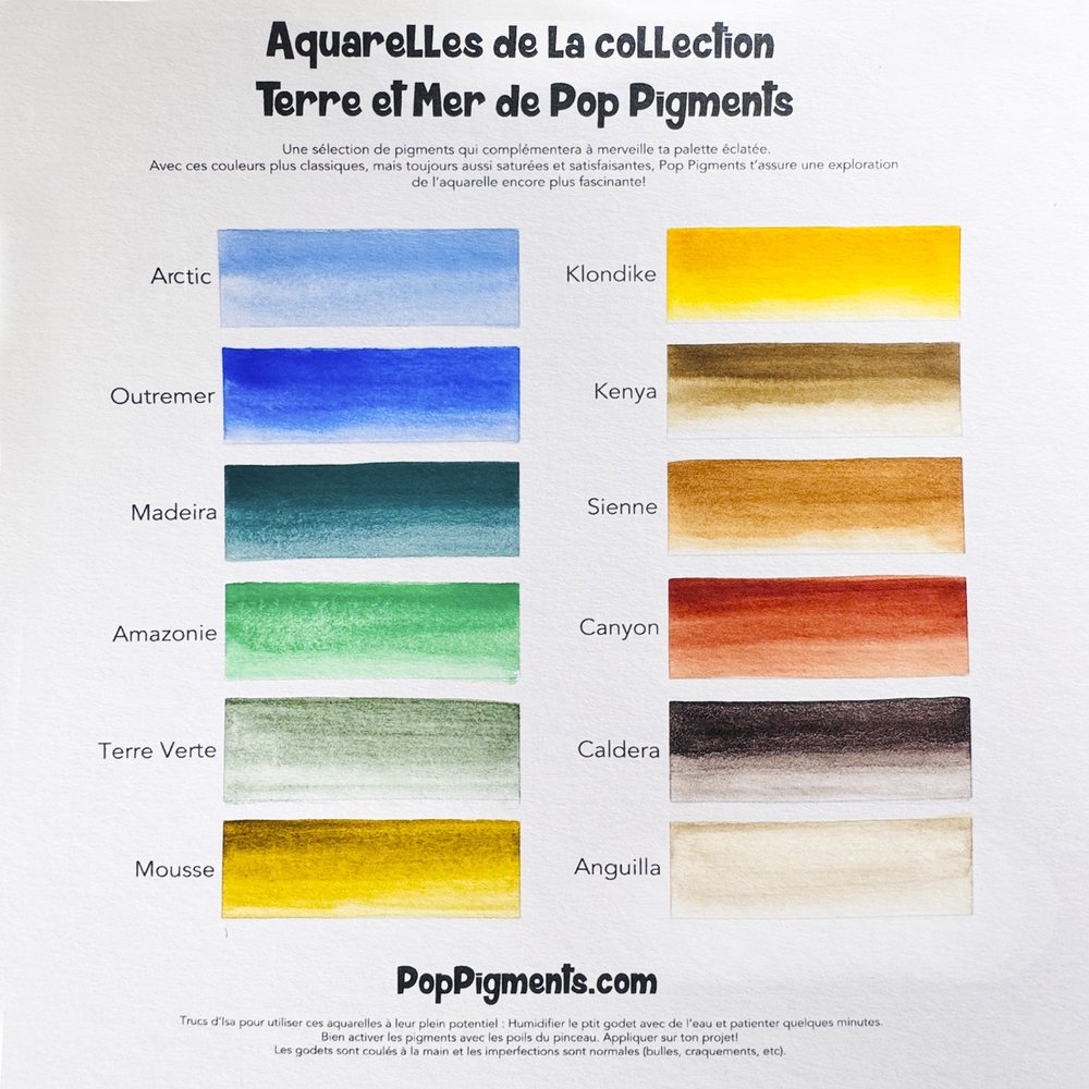 Collection Terre et met - Aquarelle