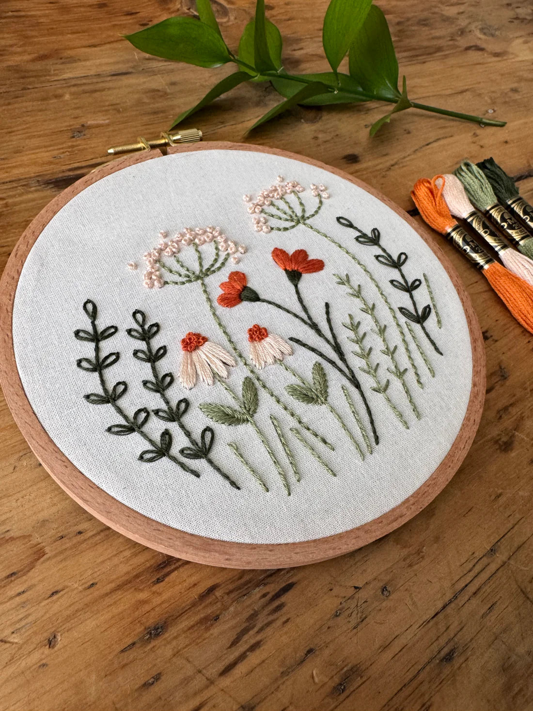 Kit de broderie - Fleurs sauvages