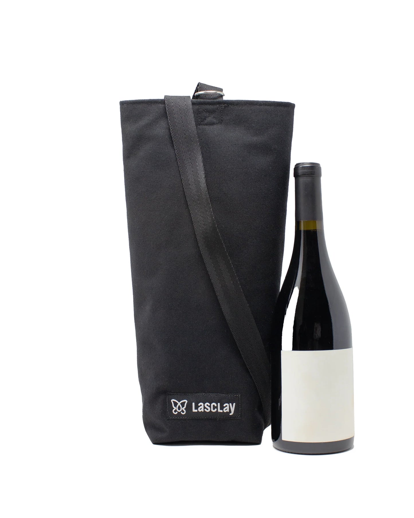 Sac à bouteille de vin isolé à l'asclépiade