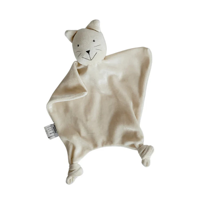 Doudou Minou Chat, velours de bambou