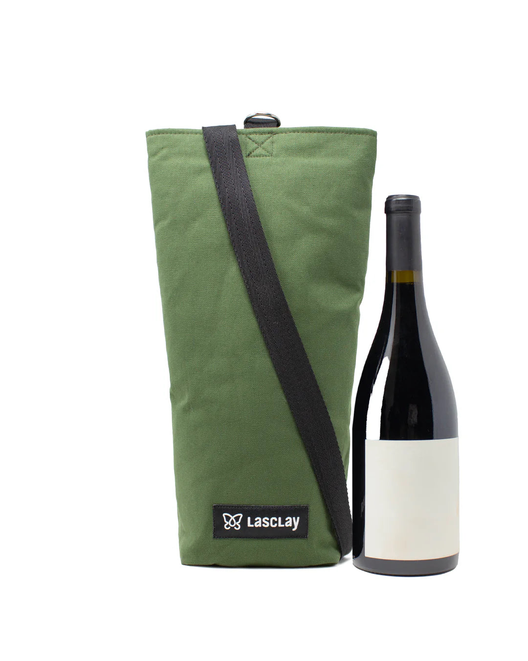 Sac à bouteille de vin isolé à l'asclépiade