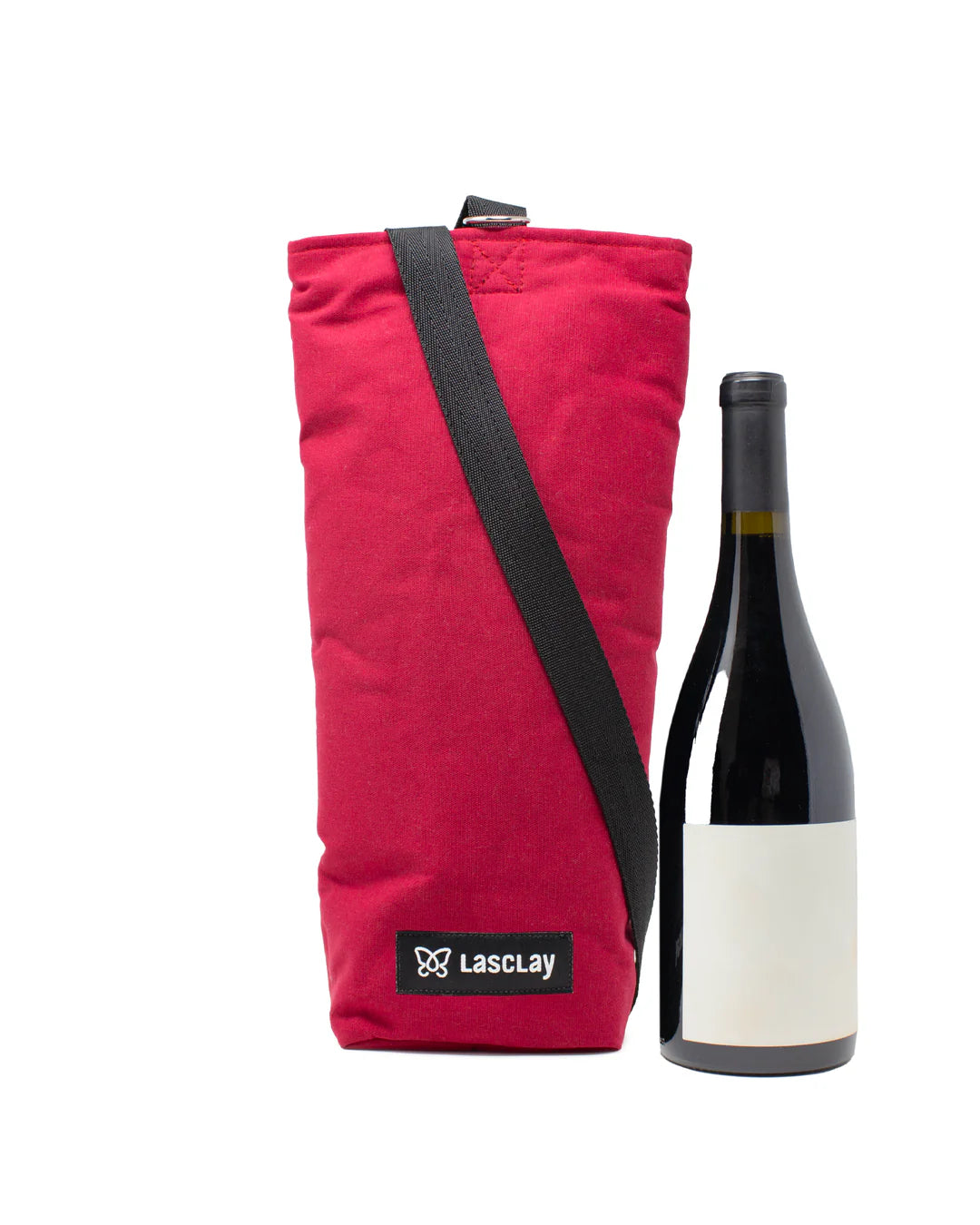 Sac à bouteille de vin isolé à l'asclépiade