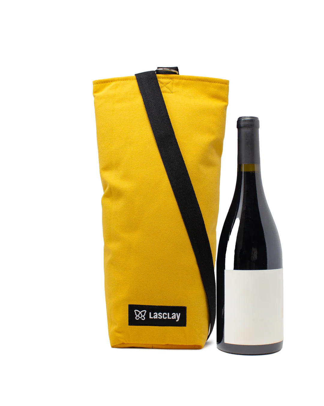 Sac à bouteille de vin isolé à l'asclépiade