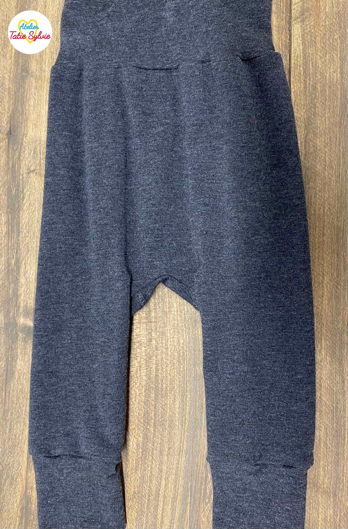 Pantalon évolutif french terry 6-12 mois