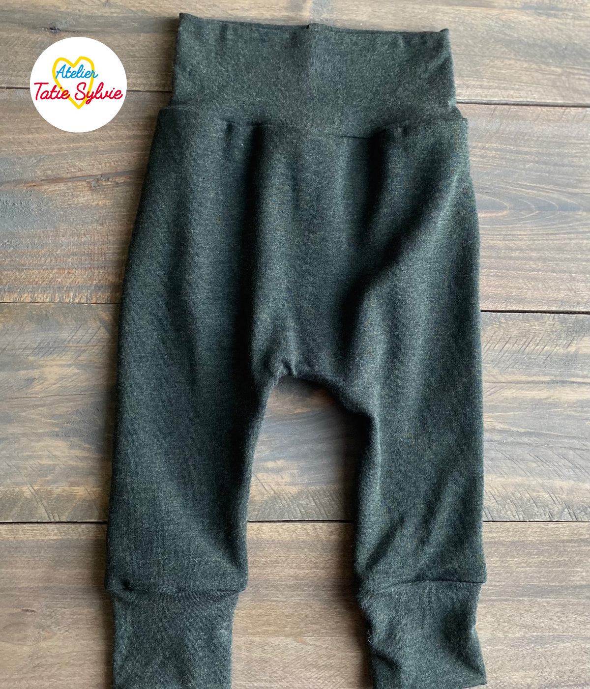 Pantalon évolutif french terry 0-6 mois