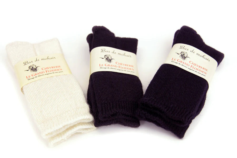 Bas de ville de mohair - Noir*