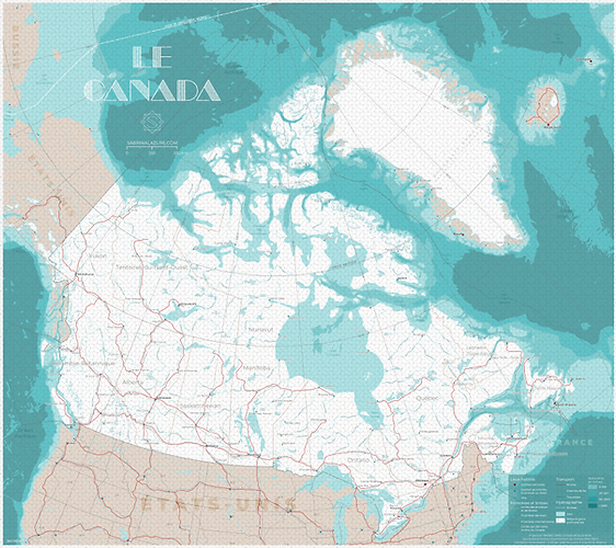Carte administrative du Canada