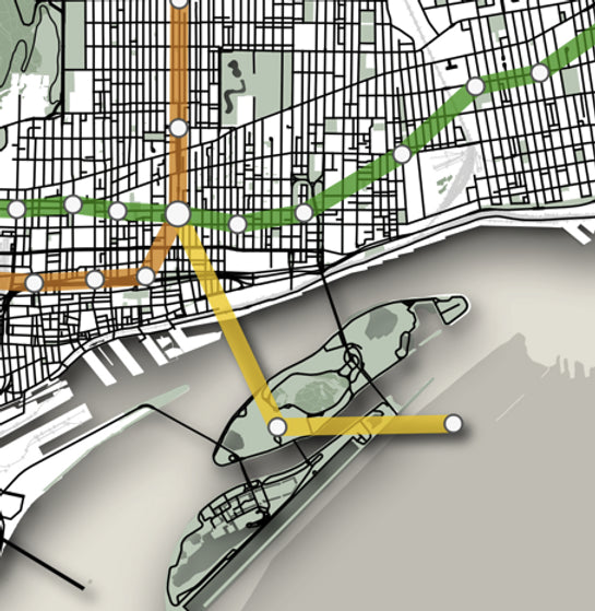 Carte de la Ville de Montréal