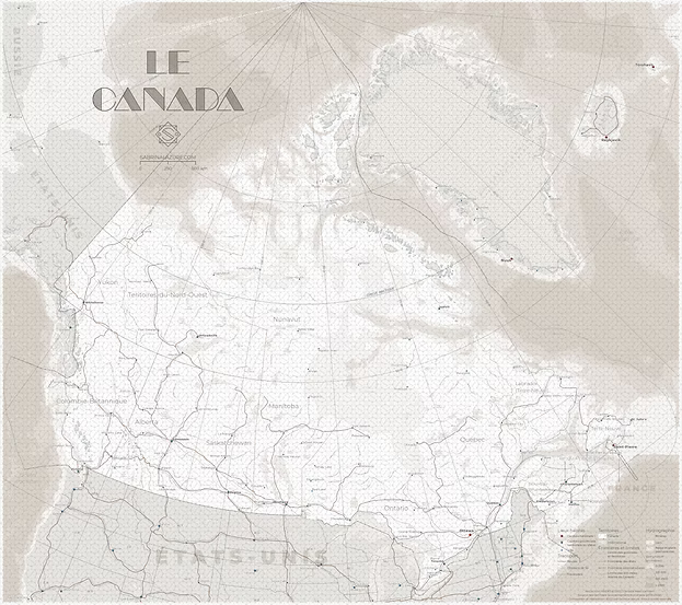 Carte administrative du Canada