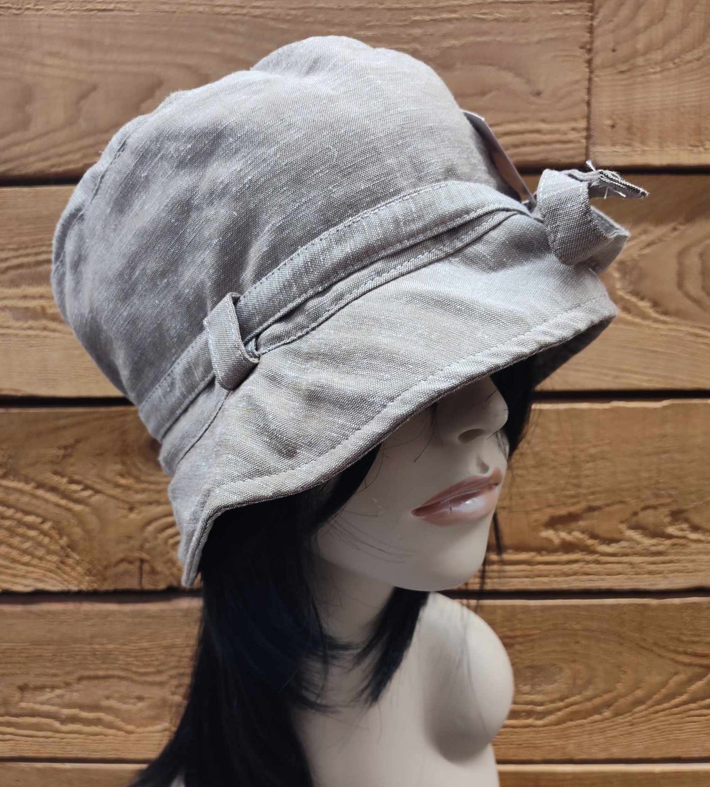 Chapeau été lin avec boucle (-40%)