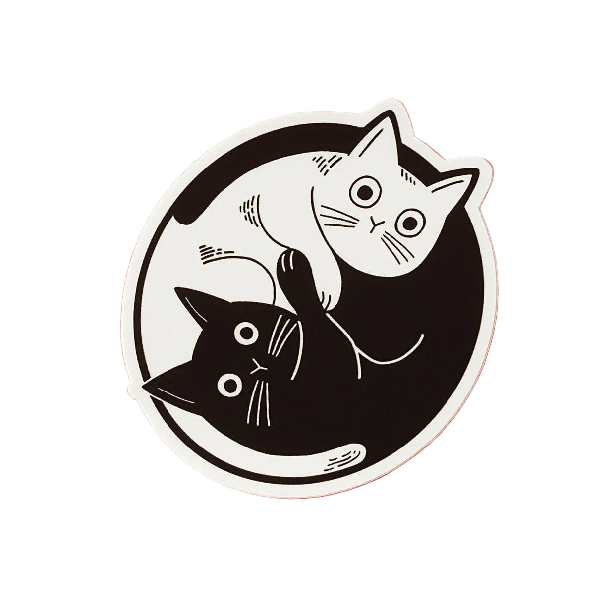 Aimant "Chat Yin Yang"