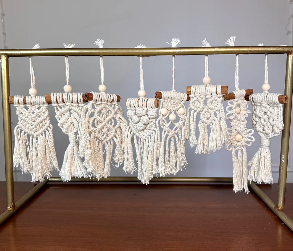 Kit DIY Ornements en macramé