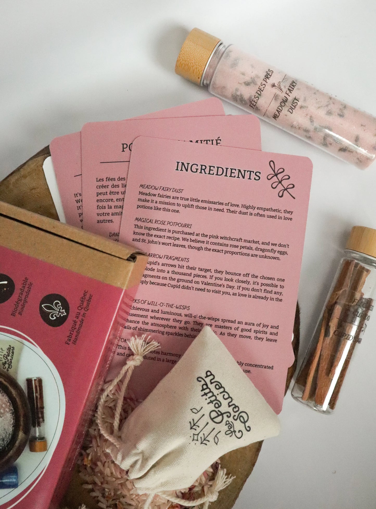Coffret de potions magiques - Philtres d'Amour