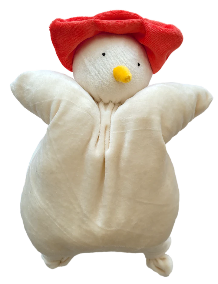 Petite Poule Douillette, velours de bambou