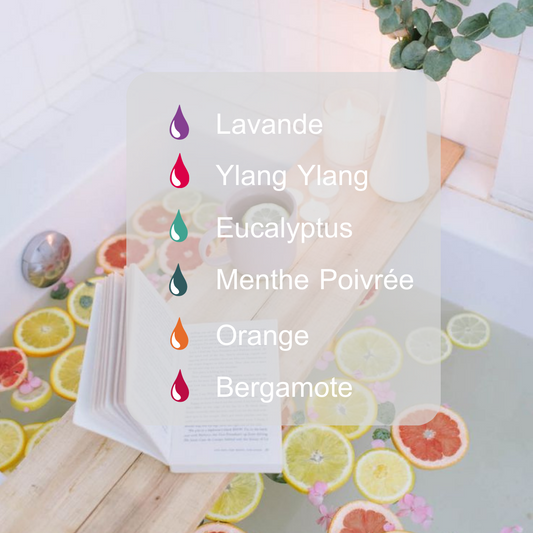Sel de Bain RELAX 100g - Sel d'Epsom - Lavande + Eucalyptus + Ylang Ylang + Orange + Menthe Poivrée + Bergamote
