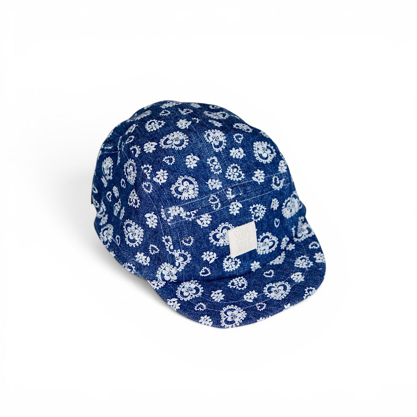 Casquette - La fleur denim