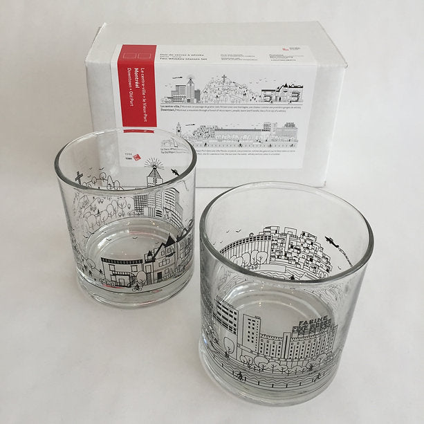 Verres de Whisky - Centre ville de Montréal