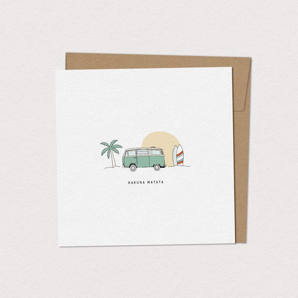 Cartes de souhaits carrées  – Mimosa Design
