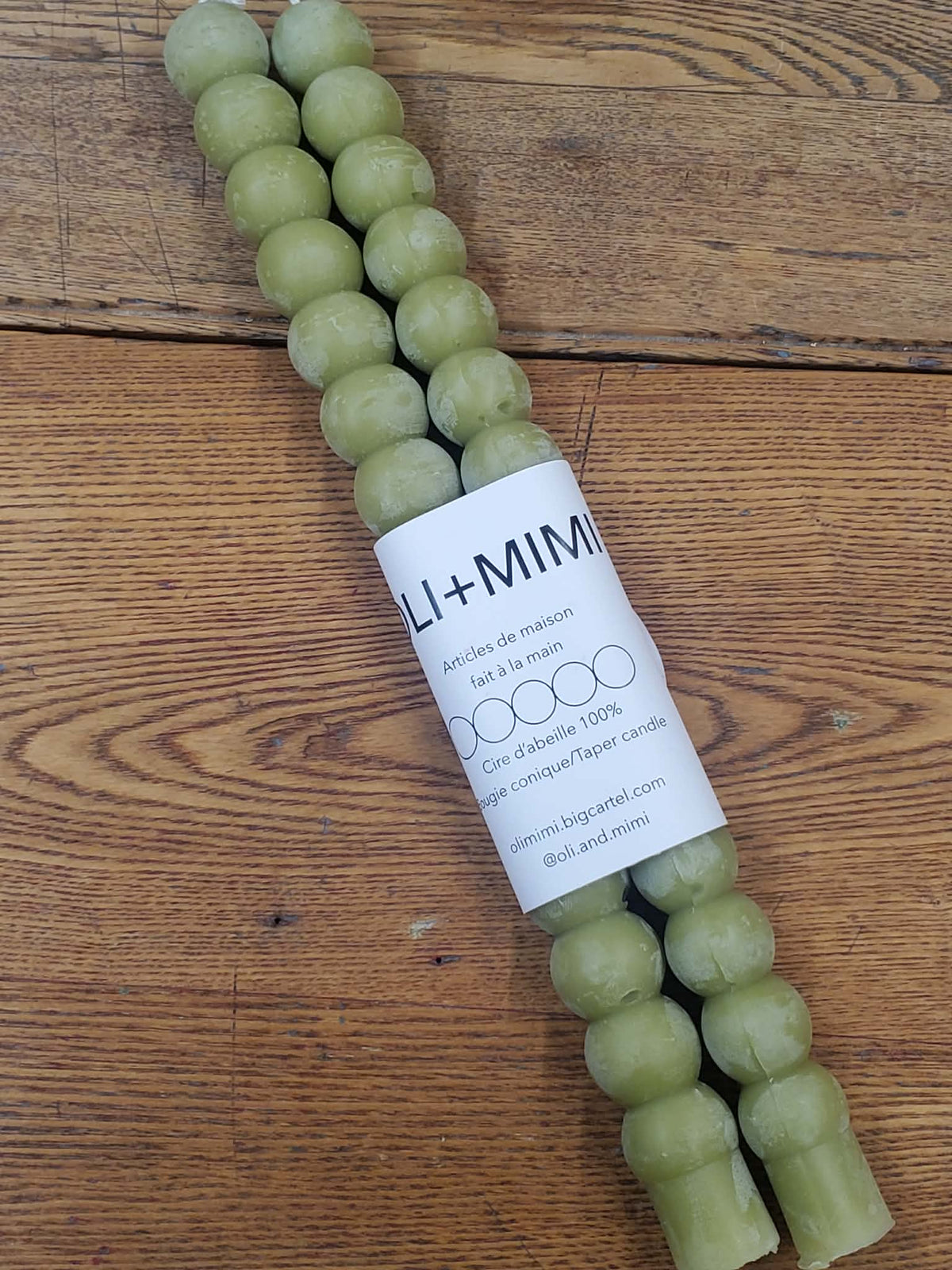 Duo de bougies boules