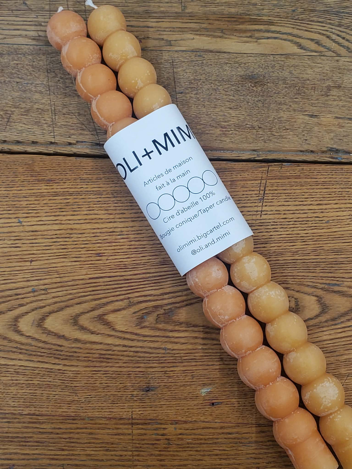 Duo de bougies boules