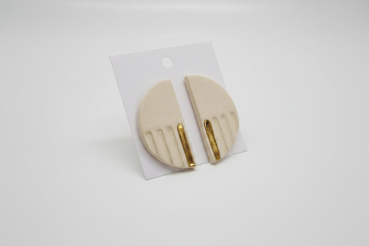Boucles d’oreilles en céramique « Maya » - Grandes