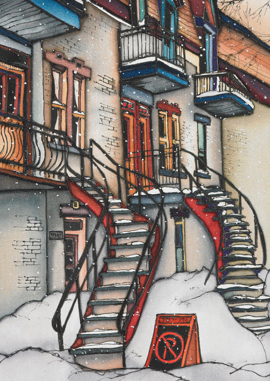 De l’autre côté 152 - Giclée sur acrylique