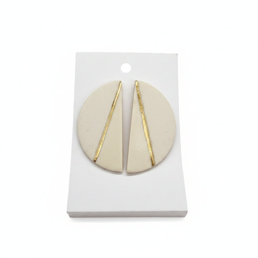 Boucles d’oreilles en céramique « Maya » - Grandes