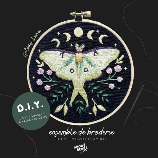 Kit de broderie - Actias Luna