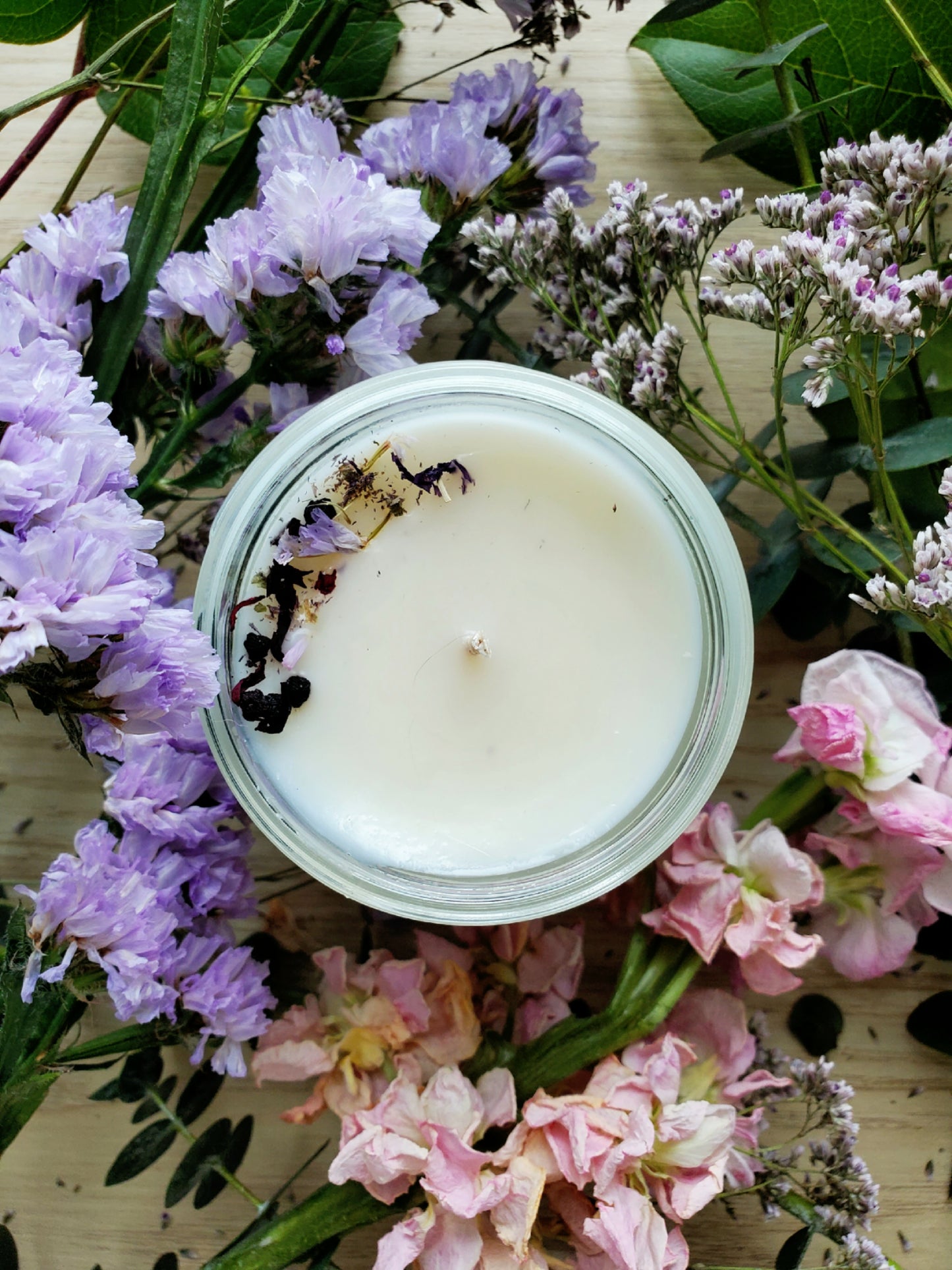 Bougie Mûre & orchidée