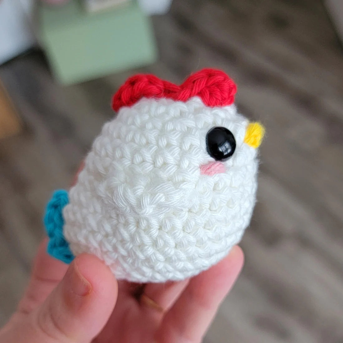 Kit de crochet pour débutants - La poule blanche